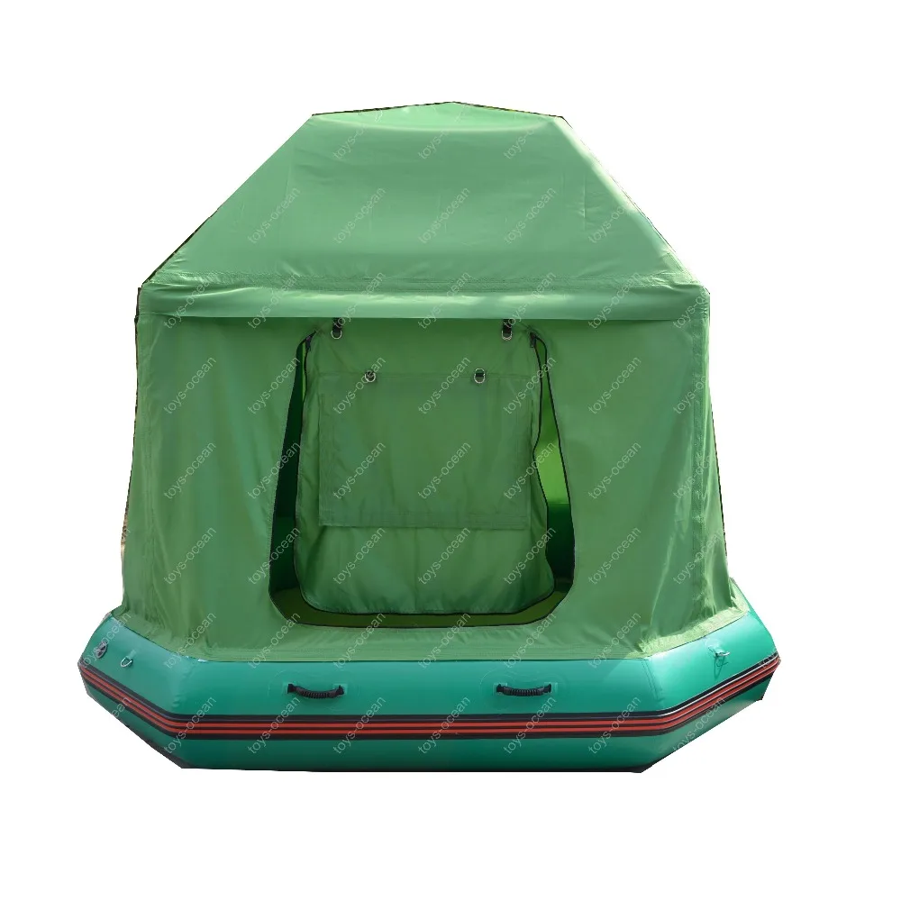 

Outdoor Green Inflatable Shoal Floating Camping Water Pool Tent