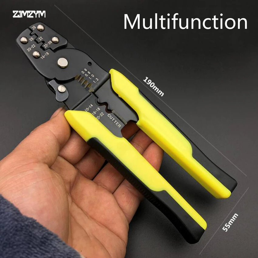 

Hot sale High quality Multi functional Cable Wire Stripper Automatic Crimping Tool Peeling Pliers Adjustable Cutter tool