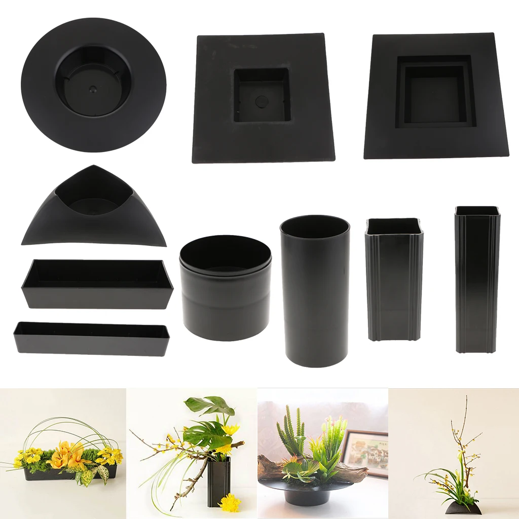 Ikebana ваза горшок бонсай цветок контейнер Мульти Szie Организация Ваза лоток