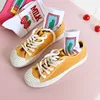 Women's Socks Japanese Cotton Colorful Cartoon Cute Funny Happy kawaii Moon strawberry cactus Socks for Girl Christmas Gift ► Photo 3/6