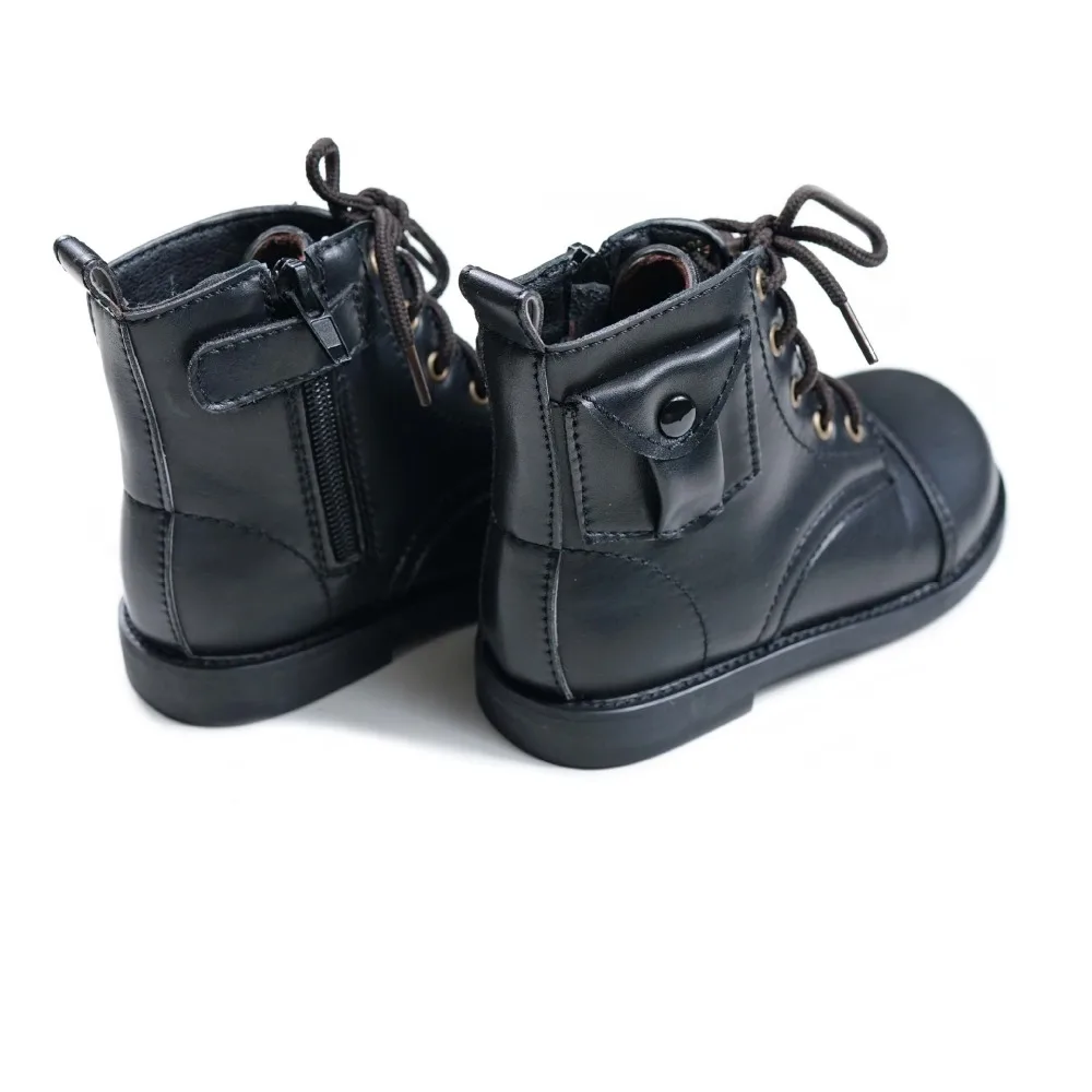 Ботинки martin на шнуровке для мальчиков и девочек, Осень-зима, непромокаемые ботинки В рыцарском стиле, теплые зимние ботинки для детей старшего возраста, детские кроссовки