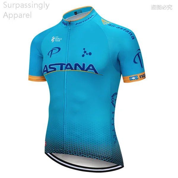 Picture Color Астана UCI одежда велосипедная велосипед одежда для велоспорта Ropa Ciclismo дышащая быстросохнущая короткий велосипедный нагрудник 16D гель площадку - Цвет: Picture Color