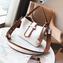 Burminsa сумка-мешок с широким ремешком, маленькая сумка через плечо, дизайнерская сумка высокого качества из искусственной кожи, сумки через плечо для женщин