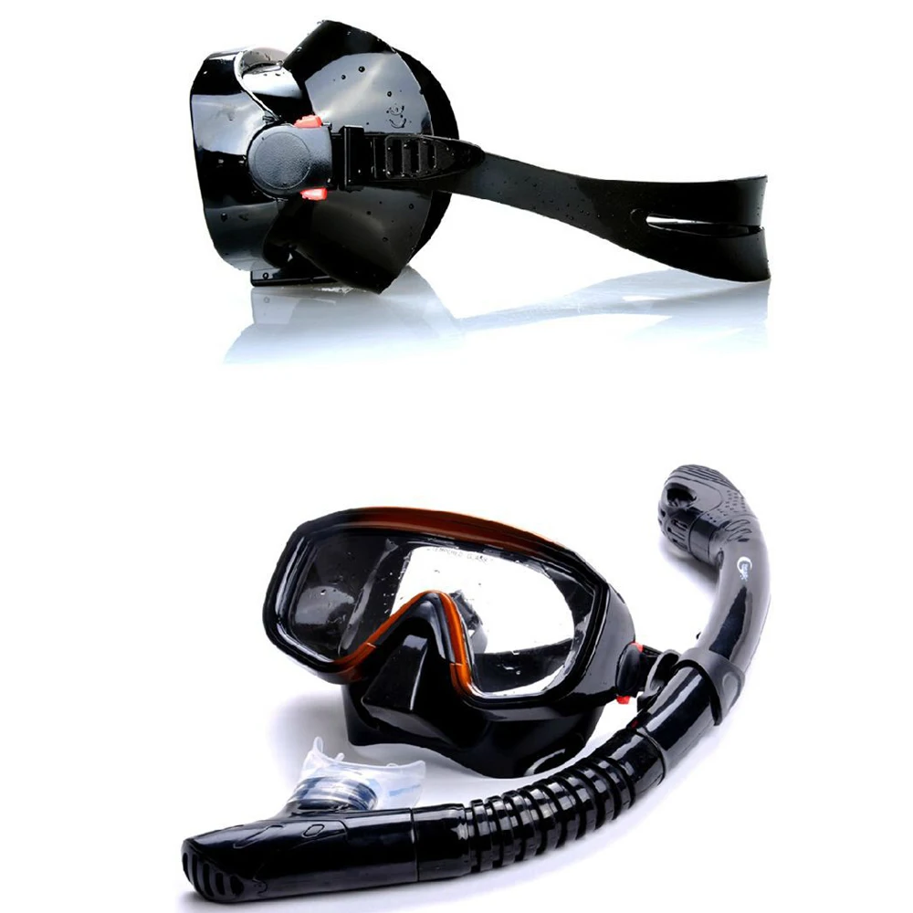 Профессиональные силиконовые маска для подводного плавания трубка комплект Применение для плавания дайвинга Snorke для водных видов спорта