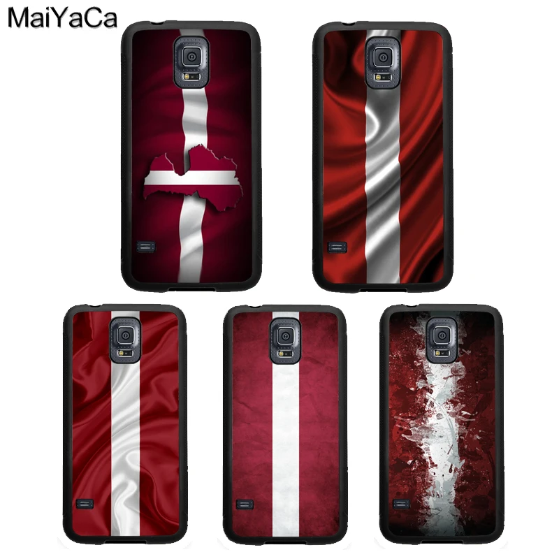 

MaiYaCa Latvia Flag Rubber Case For Samsung Galaxy S9 S10 S8 Plus Lite S4 S5 S6 S7 Edge Note 9 8 5 Cover Coque
