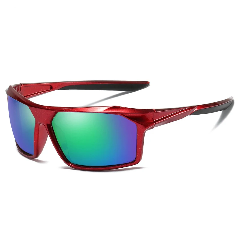 Водительские очки поляризованные солнцезащитные очки для прогулок, верховой езды Поляризующие очки от солнца против ветра и песчаной машиной аксессуары UV400 - Название цвета: Красный