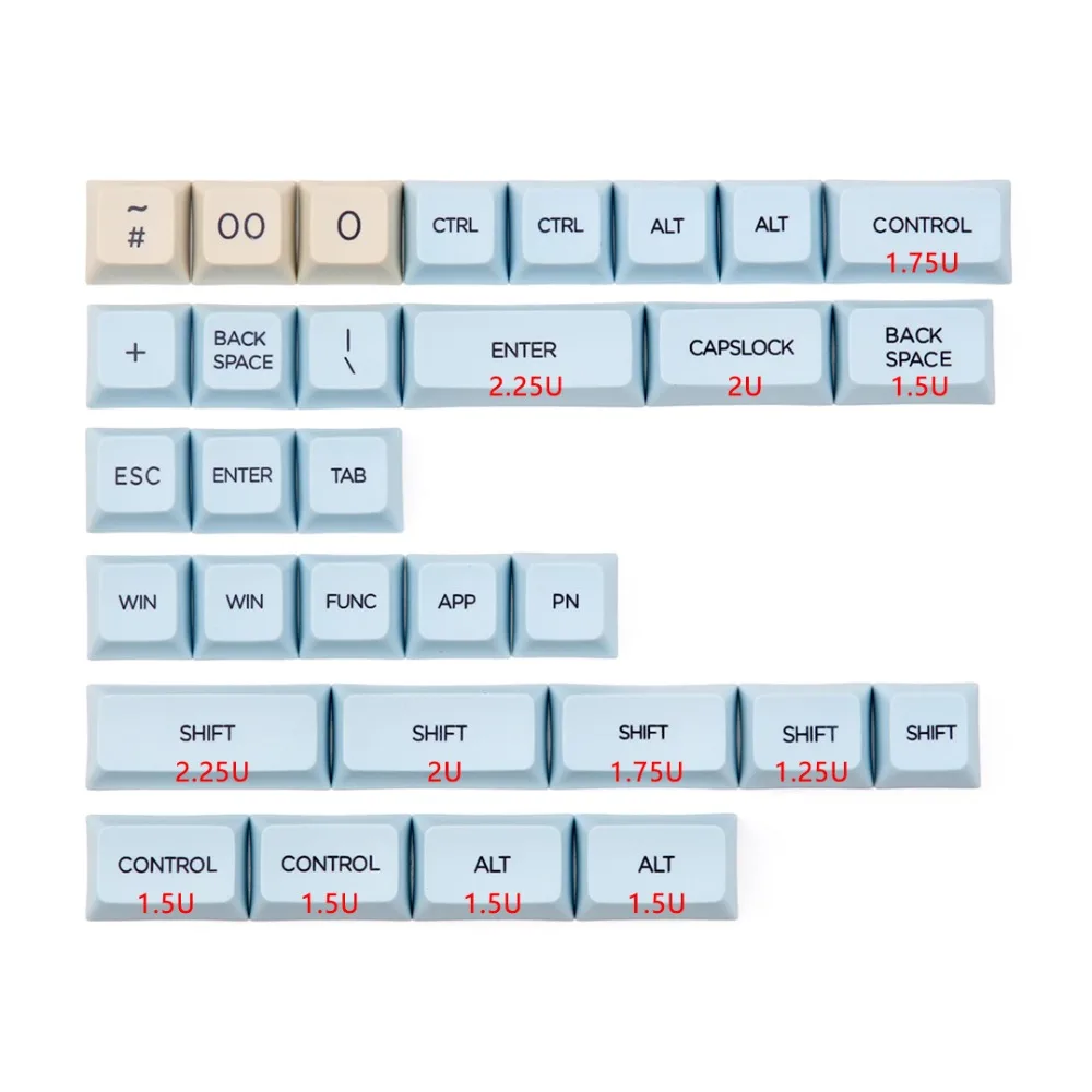 Исследуйте космическое пространство keycap XDA профиль PBT Материал краситель