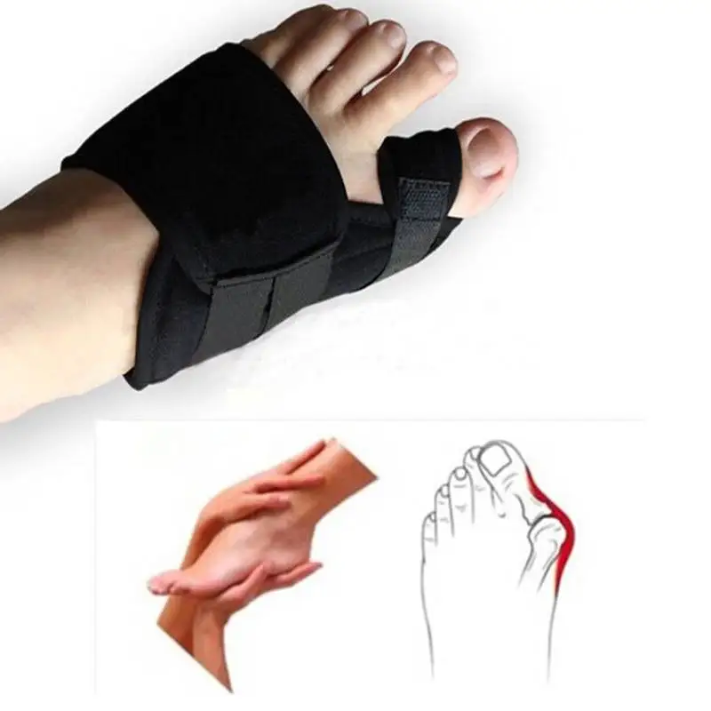 

1 pair Toe Separator Bunion Splint Straightener Corrector Pain Relief Hallux Valgus Pedicure Orthotics Toe Separator Supports