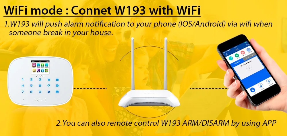 KERUI W193 3g WiFi PSTN GSM Главная охранной безопасности Alarme наборы систем белый ЖК-дисплей 2,4 дюйма TFT цветной экран сигнализации Системы s