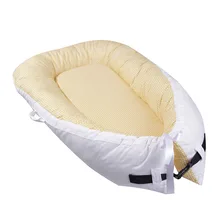 80*50 см детское гнездо детская кроватка портативная съемная и моющаяся кроватка дорожная кровать для детей Детская Хлопковая Колыбель Прямая поставка