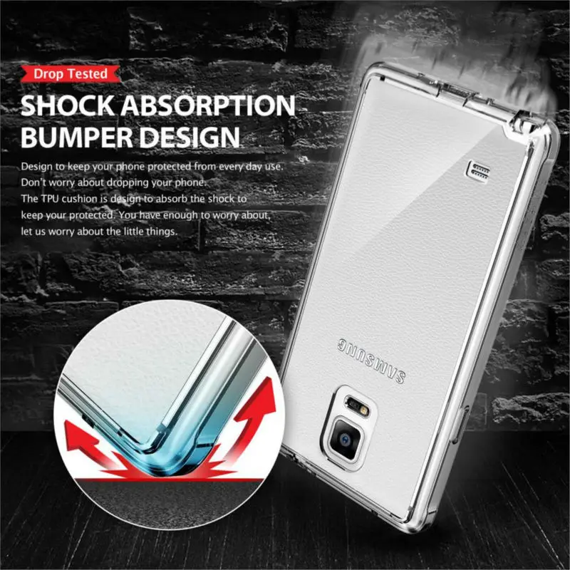 imágenes para Ringke Fusión Carcasas para Galaxy Note 4 Cristalinas Vista Trasera y Marco Flexible de TPU Caso Nota4 N 910 Caso imágenes para Ringke Fusión Carcasas para Galaxy Note 4 Cristalinas Vista Trasera y Marco Flexible de TPU Caso Nota4 N 910 Caso