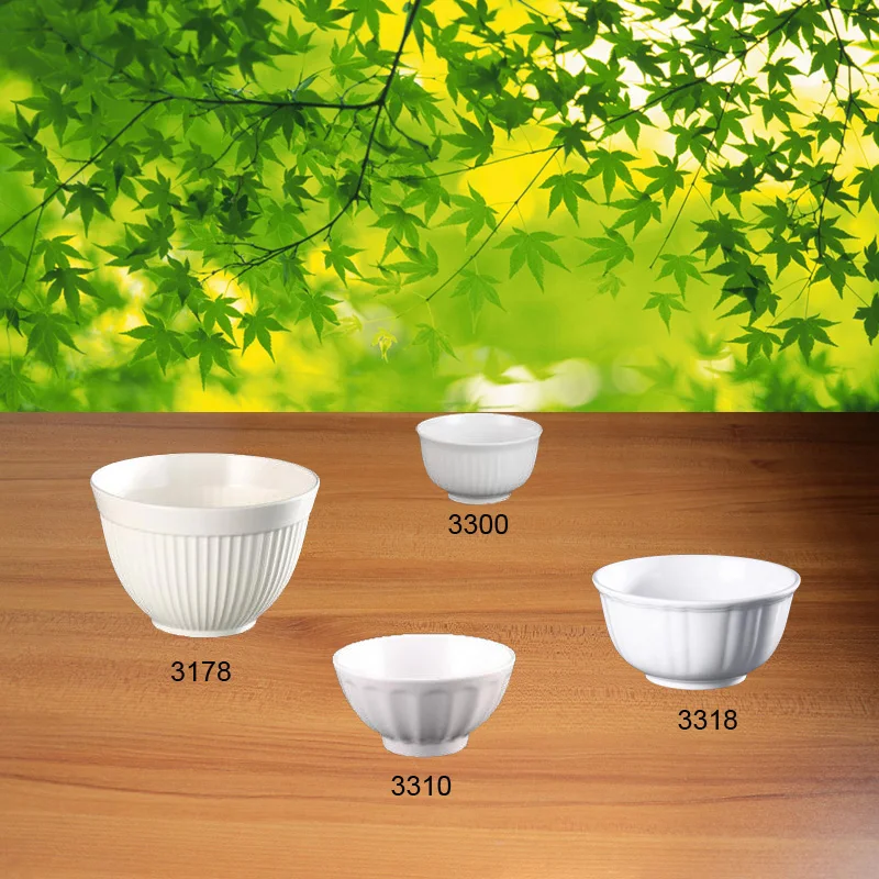 

A5 melamine tableware straight grain bowl