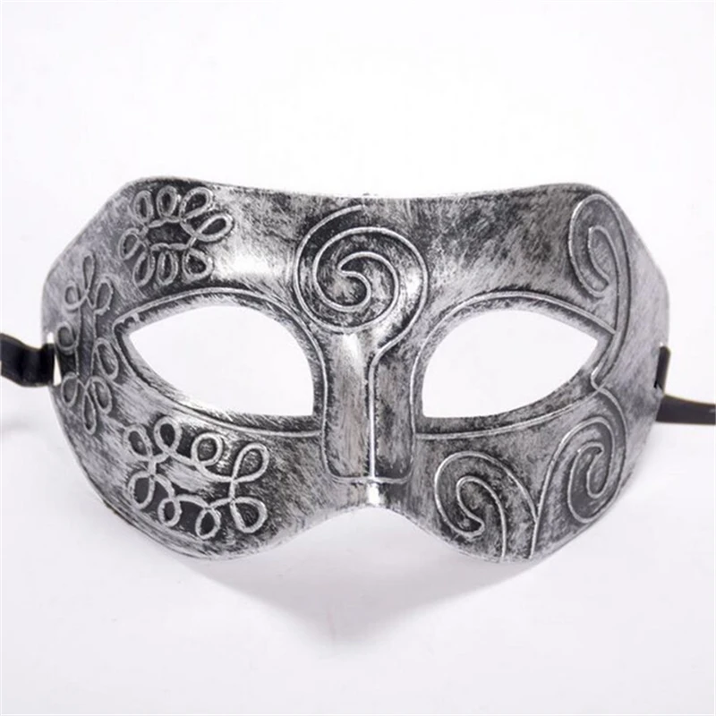 

Hot Retro Roman Gladiator Halloween Party Facial Masquerade Mask Venetian Costumes Carnival Mask For Anonymous Mardi