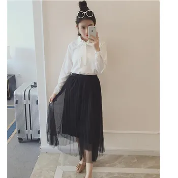 

Fashionable waist skirt beautiful woman elegant chiffon skirts clothing product quality street fashion party waist skirt PROM dr