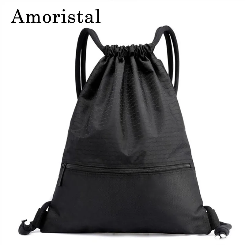 Drawstring Backpacks Geometric Pattern Waterproof Portable Folding Travel Softback Man Women Bags Storage Drawstring Bag B216