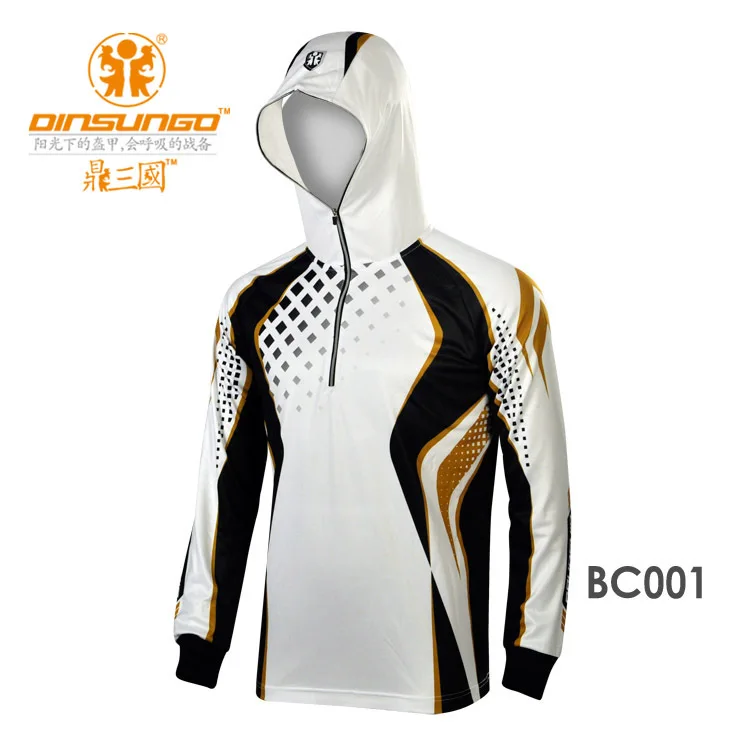 The outdoor camping fishing UV sun protection clothing hooded long-sleeved clothes breathable wicking Easy fishing shirts BC001