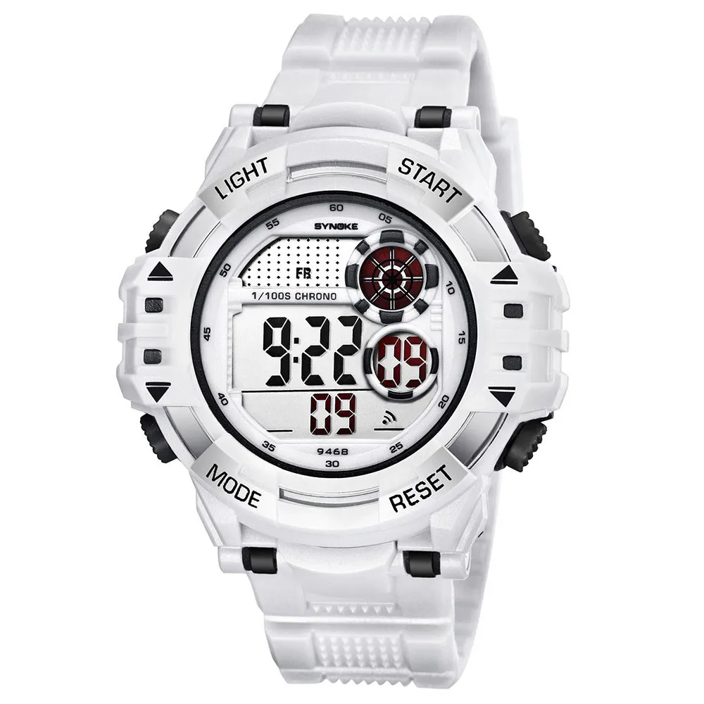 

SYNOKE Men Sports Watches Dual Display Analog Digital LED Electronic Quartz Wristwatches Waterproof Swimming Military Watch