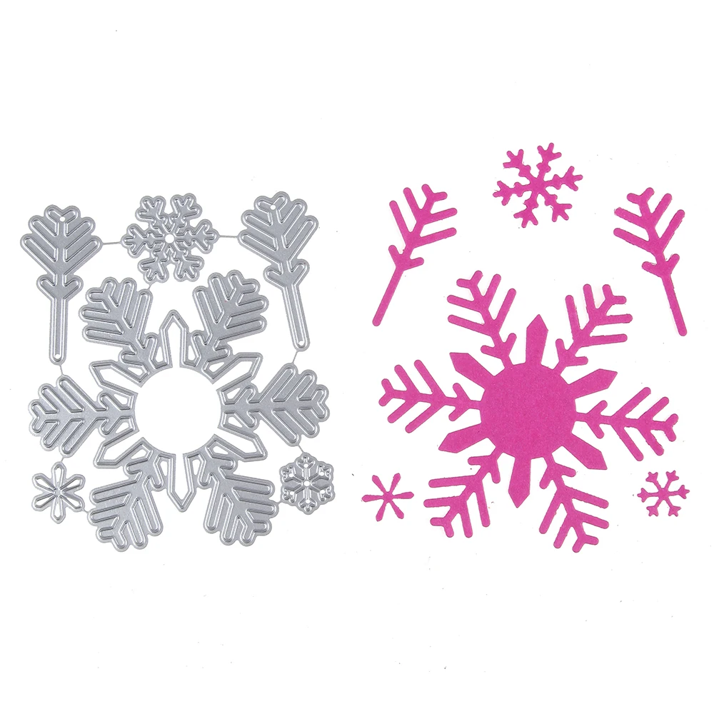  Hemere Snowflake Edge Frame Embossing Dies Metal Steel Cutting Dies for DIY Scrapbooking Invitation - 32960723750