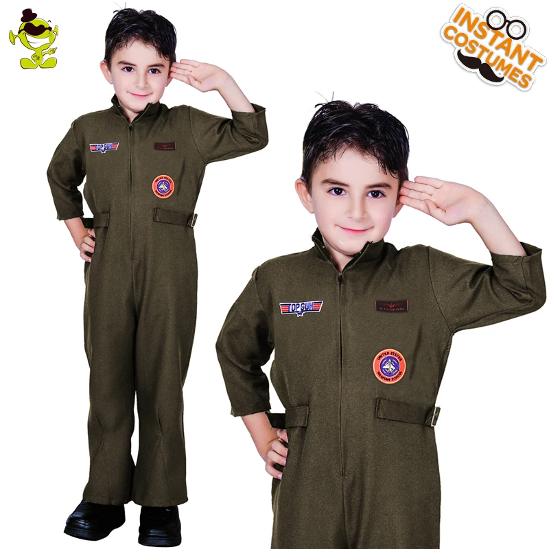

Kids Boys Special Policeman Pilot costumes Halloween Cosplays for Children Stage performance Carnival Suit