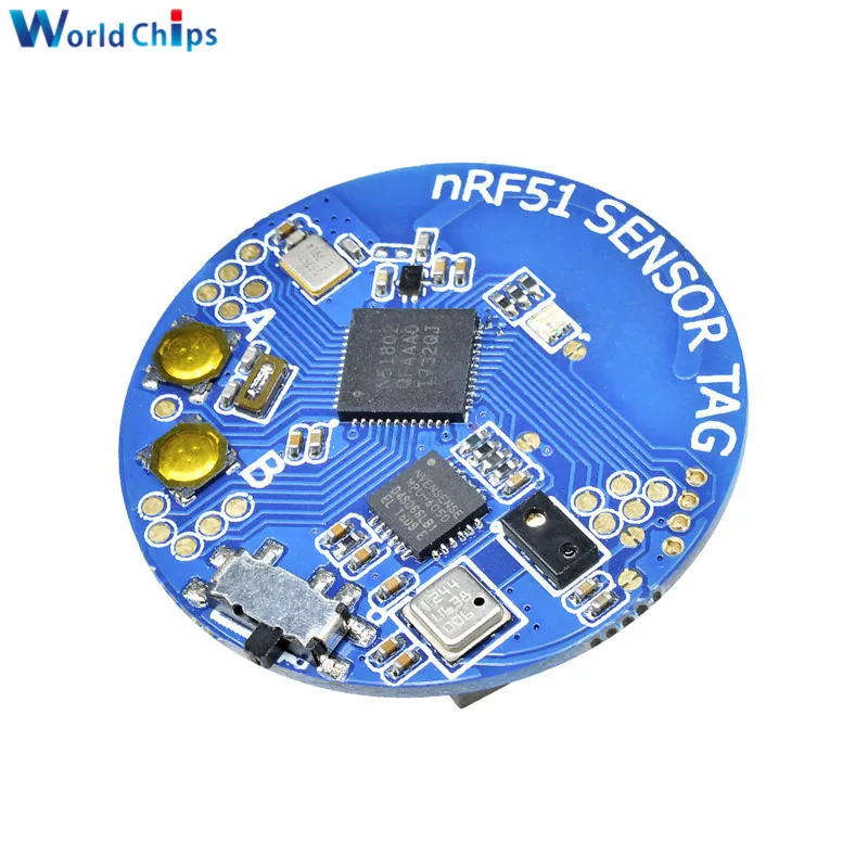 NRF51822 Bluetooth 4,0 BLE SOC температура атмосферного давления модульный датчик ускорения гироскоп светильник MPU6050 AP3216