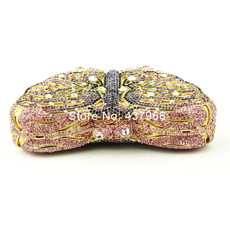 pink butterfly clutch bag4