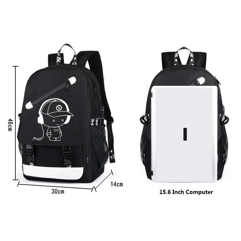Рюкзак унисекс для ноутбука с USB портом зарядки|bag for macbook|laptop bagnotebook backpack |