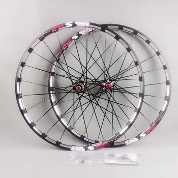 

2017 Newest 26/27.5" RT S90 7 8 9 10 Speed Carbon Alloy Hub Bike Wheels Disc Brake MTB Bicycle Wheelset 120 Clicks