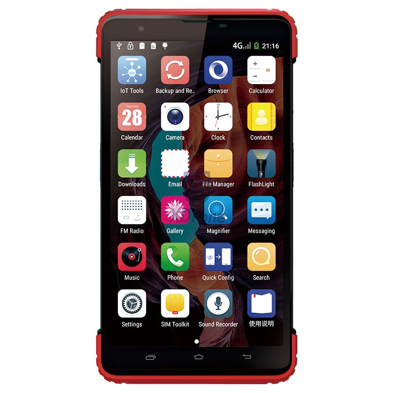 Оригинальный C7S Прочный планшетный ПК ударопрочный телефон Android 5,1 1D 2D сканера штриховых кодов gps 7 "портативный терминал ввода данных с