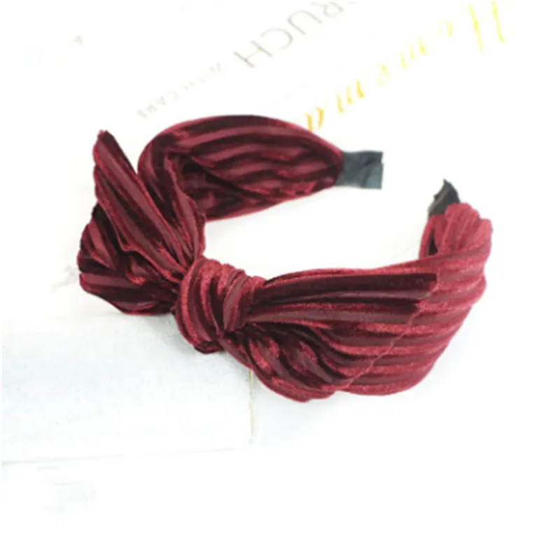 Однотонные мягкие завязанные повязка с Фламинго Hairband для женщин леди обруч волос