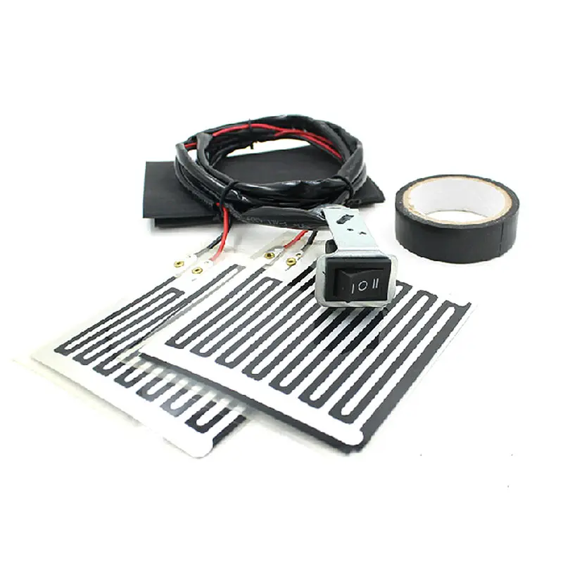 12V Универсальный мотоцикл руль теплый набор грелка колодки YAN88|Ручки для