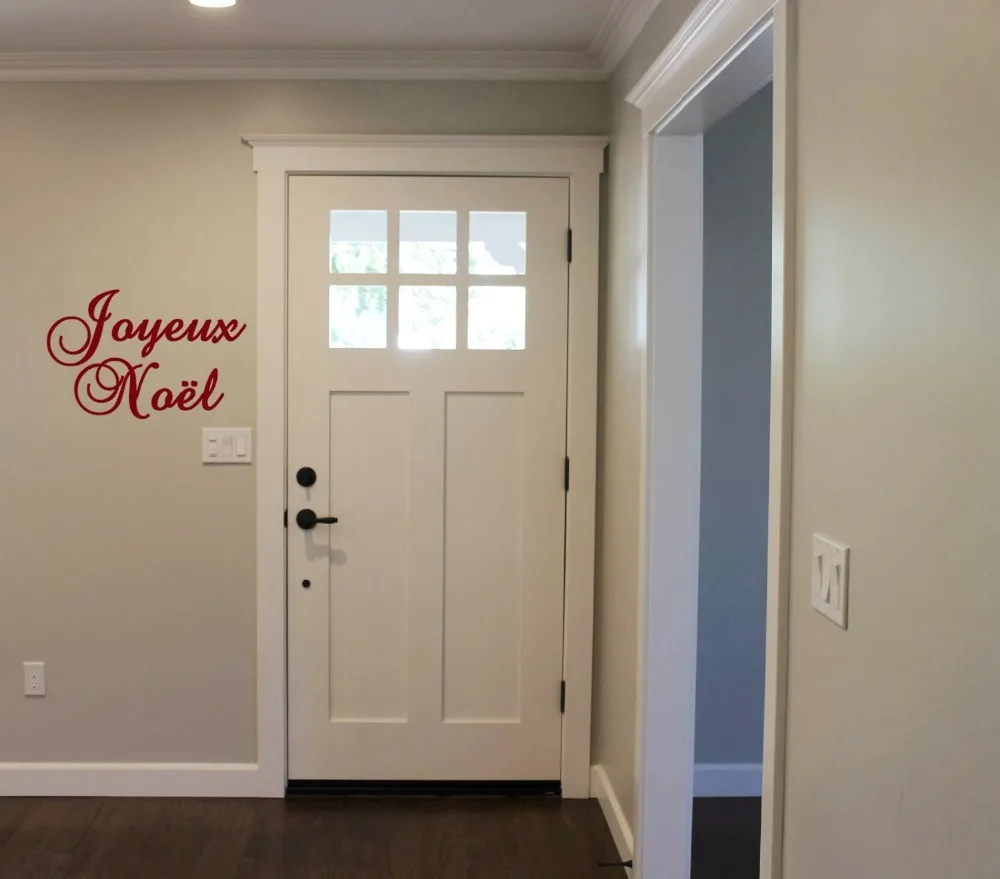 Joyeux Noel Decal, Merry Christmas, French Quote Decal, Christmas Decoration, Window Decal, Winter Theme, Front Door Decal, Christmas Decal