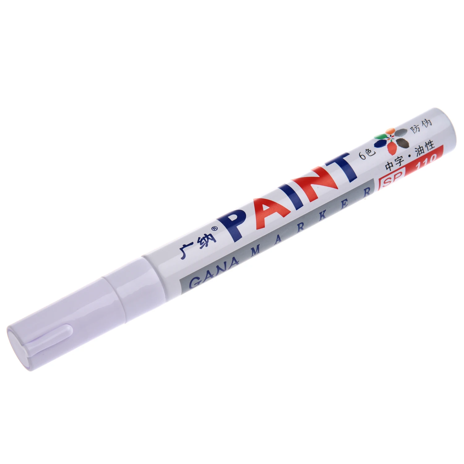 NEW Permanent Car Tire Metal Paint Pen Marker Whitein Bookmark from