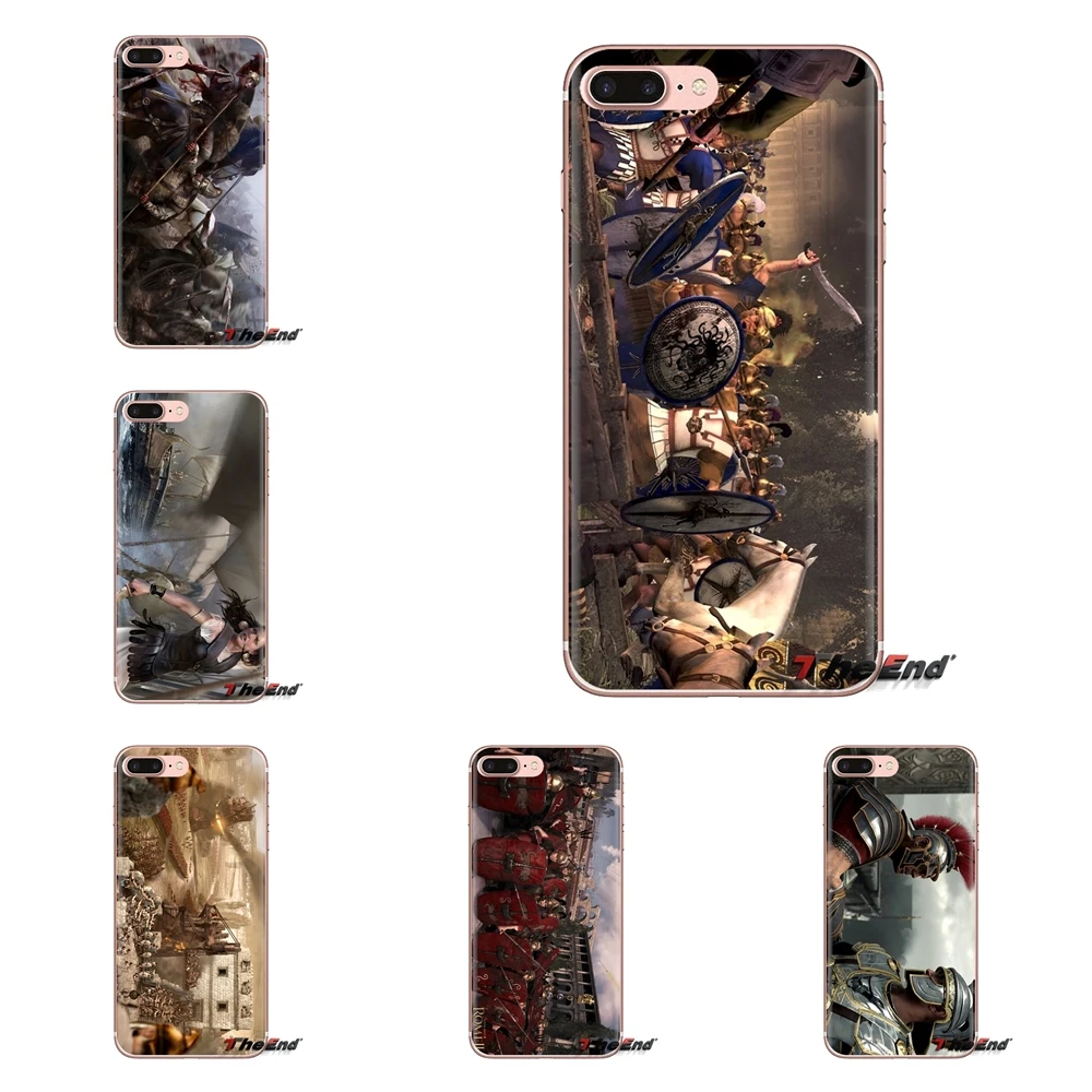 Прозрачные мягкие чехлы для Samsung Galaxy S3 S4 S5 Mini S6 S7 Edge S8 S9 S10 Plus Note 3 4 5 8 9 Rome Total War Art |