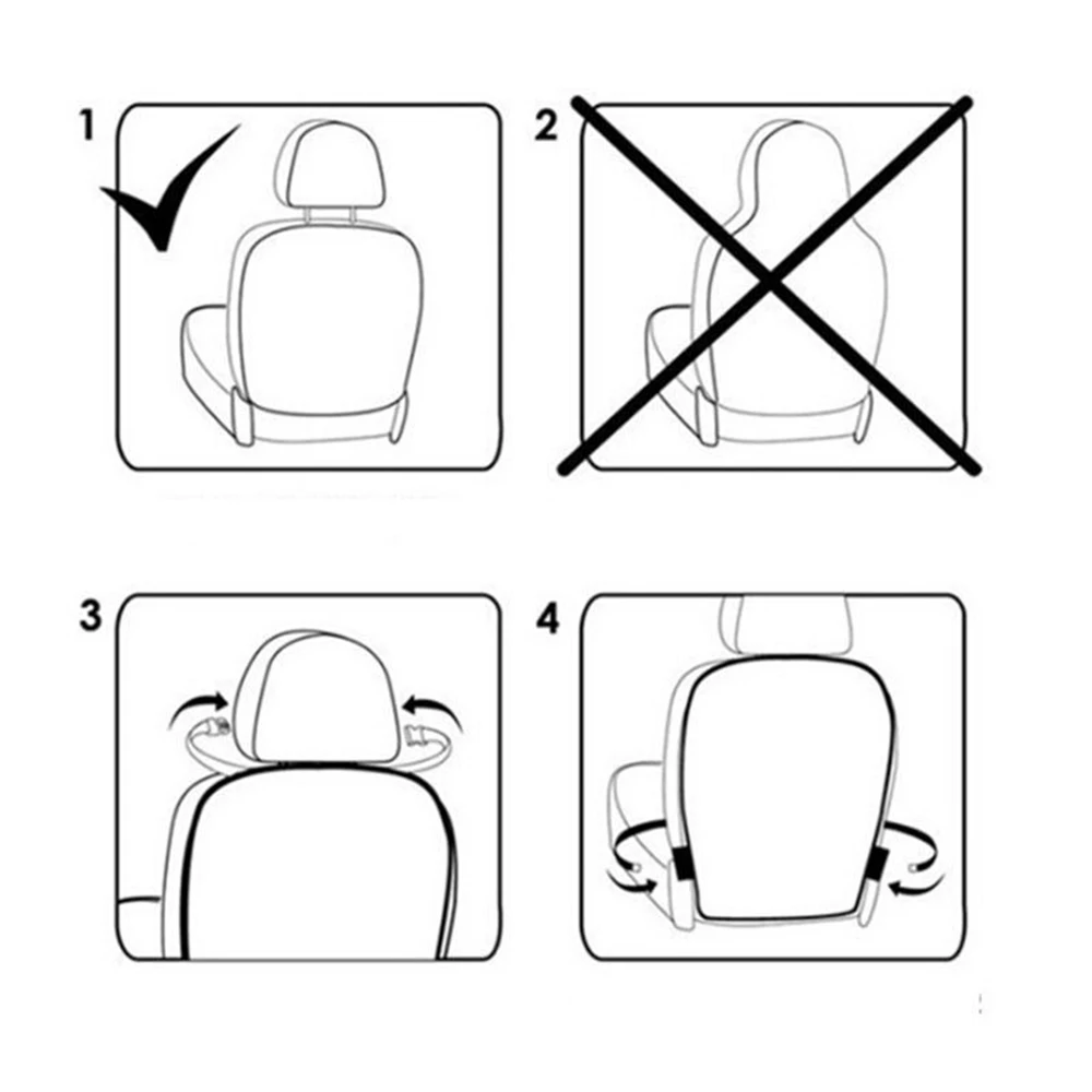 YOSOLO защита от детей Kick Pad автомобильный Стайлинг автомобильное сиденье защита спинки сиденья чехлы защищает коврик авто аксессуары от грязи
