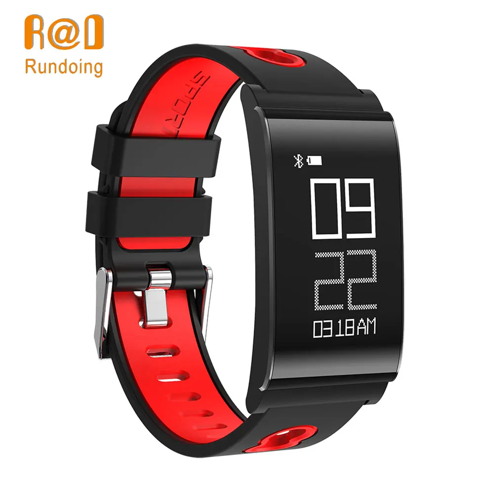 

Rundoing N109 Bluetooth Smart Wristband Blood Oxygen Pressure Fitness Smart Band Blood Pressure Smart Bracelet For smart Phone