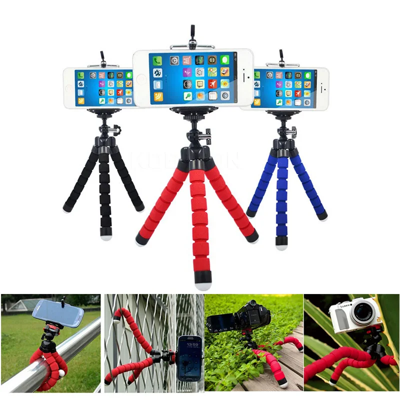 

Mini Tripod Portable Car Flexible Stand Mount With Holder For Phone Action Camera and Camcorder