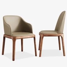 Бытовой твердый обеденный стул из дерева, современный минималистичный стул, спинка, стул, Скандинавское дерево, сетка, красный стул для макияжа