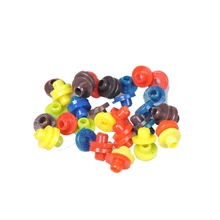 100 шт. резиновая Втулки соски для татуировки Вышивка Крестом Иглы арматура Татуировка Поставки