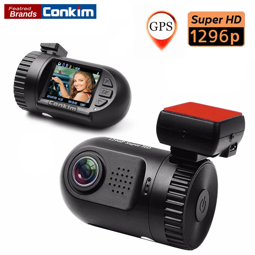 Conkim Car font b Camera b font Digital Video Recorder Mini 0805 Ambarella A7LA50 CPU Super