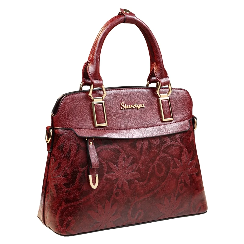 

ICEV European Fashion High Quality Shell Casual Women Leather Handbags Flower Bags Handbags Women Famous Brands Office Totes Sac