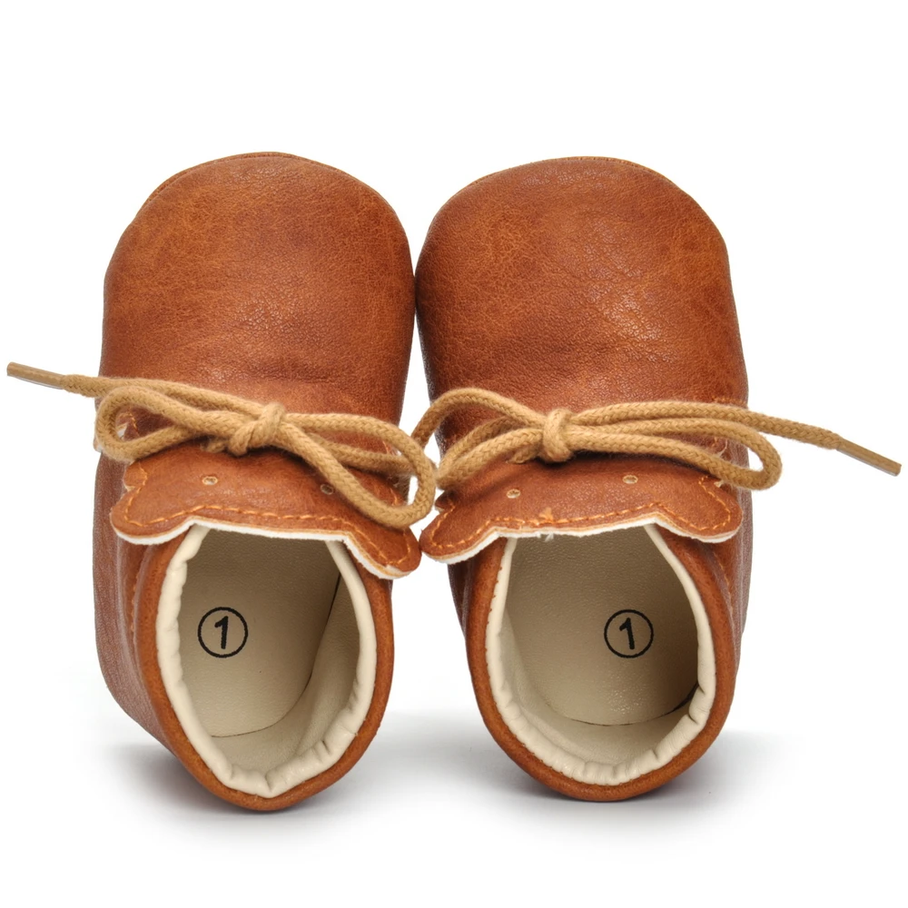 Кожаные новые классические спортивные кроссовки для новорожденных мальчиков и девочек, обувь для малышей Мягкая Детская нескользящая подошва для детей от 0 до 18 месяцев