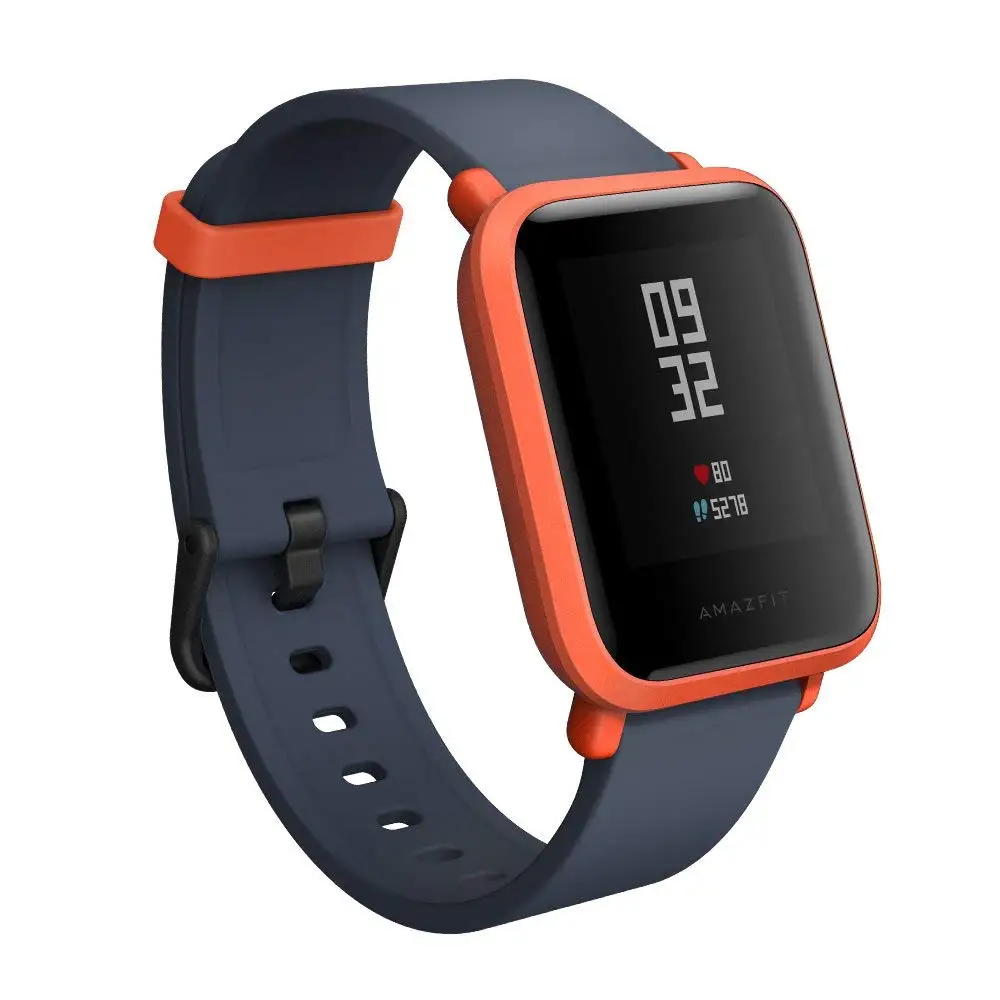 

Huami Amazfit Bip Connect Smart Watch Support English/Spanish/Russian/ GPS Xiaomi Smartwatch For Android iOS Heart Rate Monitor