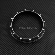 Black Asterism Speedometer Trim Bezel Burst Billet Cover