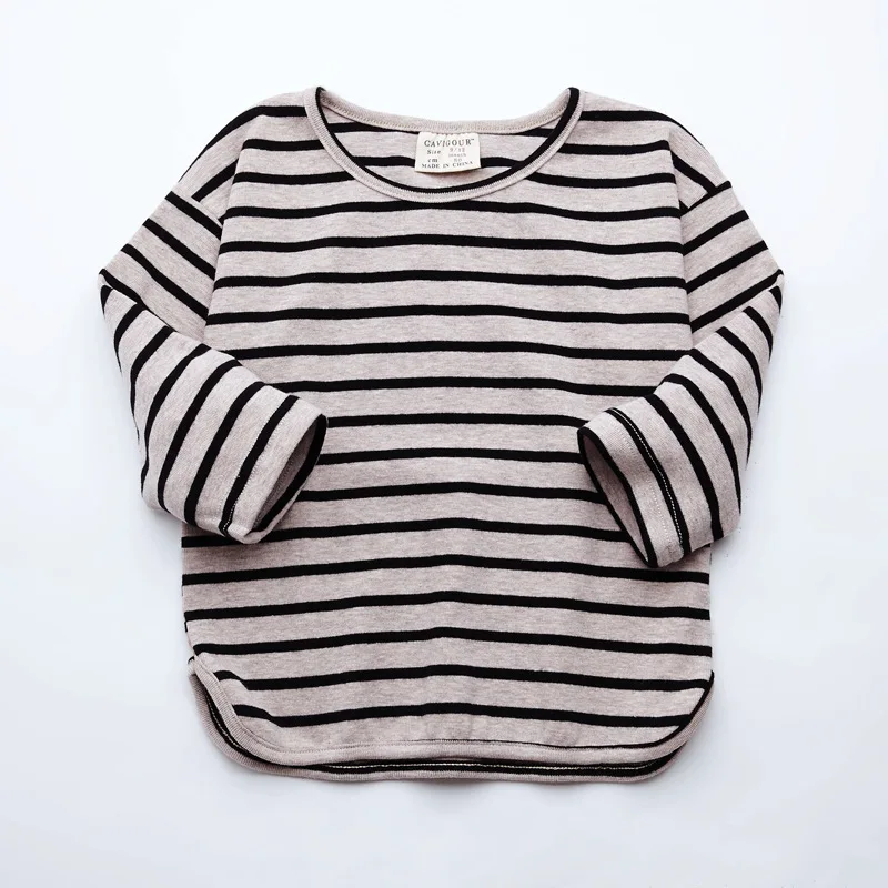 

Girls Summer T shirts cotton t shirts striped design tops for 1-4 year kids basic shirts baby girl clothes
