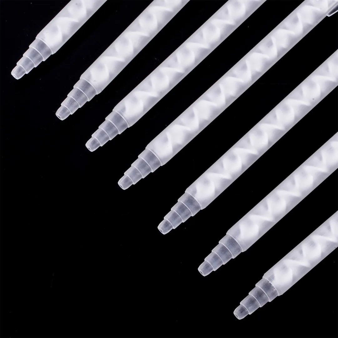 15pcs/lot Plastic Mixing Nozzle 103mm 50ML MA5.4-17S Dual Cartridge Epoxy Static Mixer Mixed Nozzles for Mixing Glue