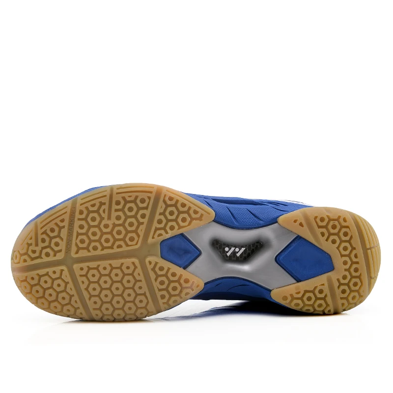 Blue Badminton Shoes Professional Badminton Sport Shoes Anti skid Sneakers Training Shoes for Men and Women Couples Tennis Light