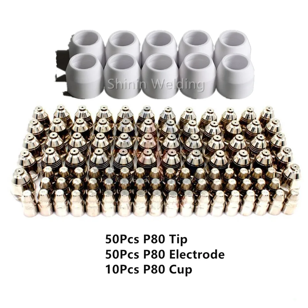 P80 Inverte Plasma Cutter Cutting Gun Plasma Consumable Cutting Torch Accessories Nozzle tips Electrode CNC Cutting knife 110PK P80 Inverte Plasma Cutter Cutting Gun Plasma Consumable Cutting Torch Accessories Nozzle tips Electrode CNC Cutting knife 110PK
