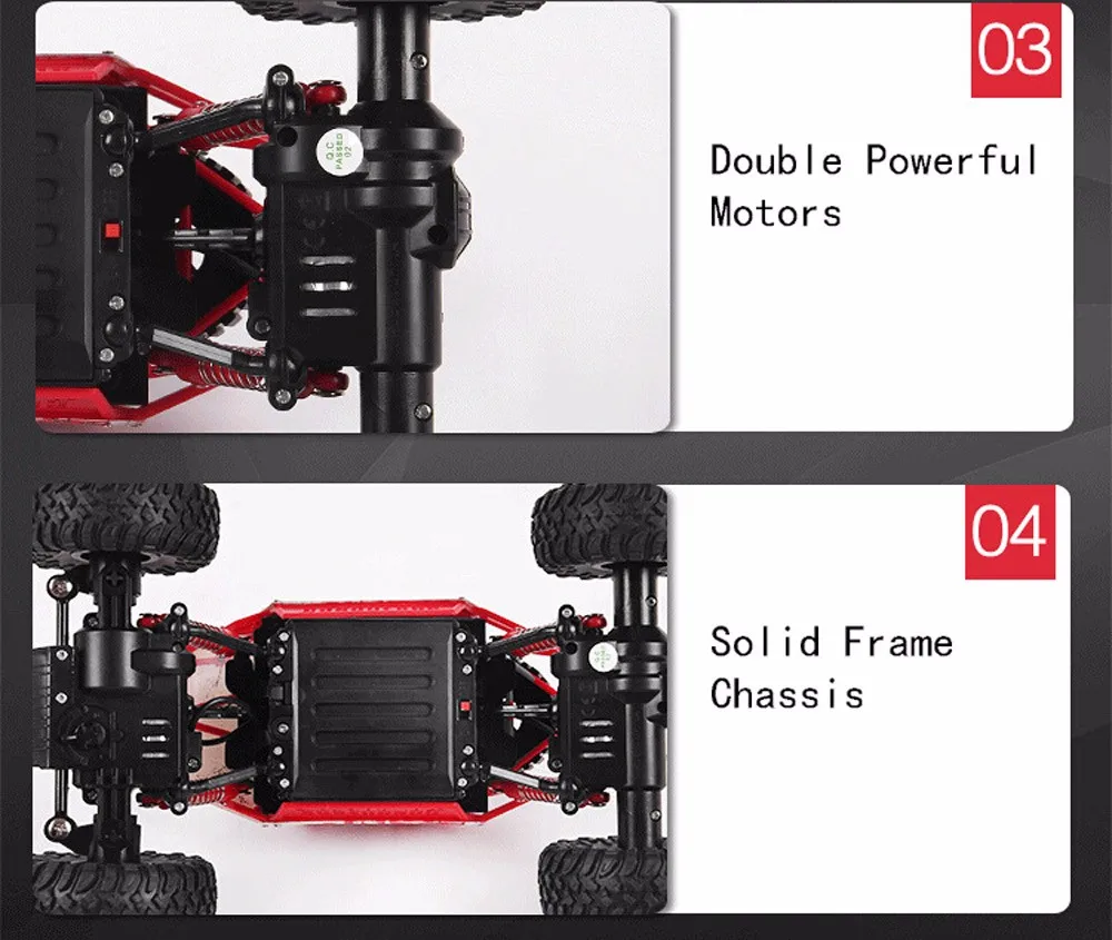 Горячая RC автомобиль 4WD 2,4G 4WD 4x4 вождение рок сканеры автомобиль двойные двигатели привод Bigfoot автомобили дистанционное управление модель внедорожника игрушка