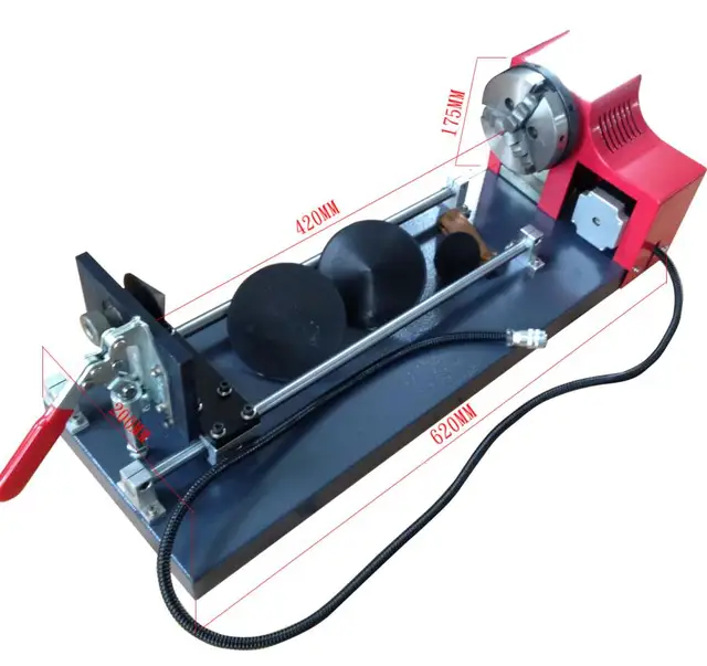 co2 laser rotary axis laser rotary attachment for cylindricalin
