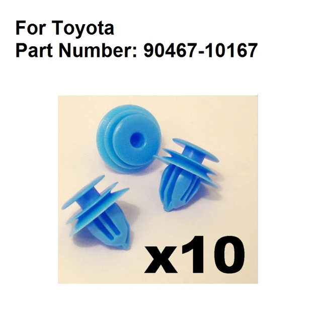 500PCS OEM Interior Panel Clips for Toyota Auris Dashboards, Pillars Door  Cards,Roof Lining 9046710167, 90467-10167 - AliExpress